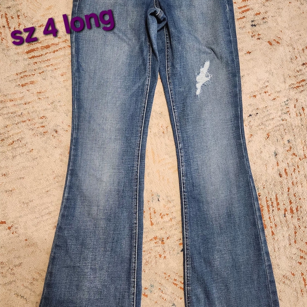 Stylish Blue Flare Women's Jeans